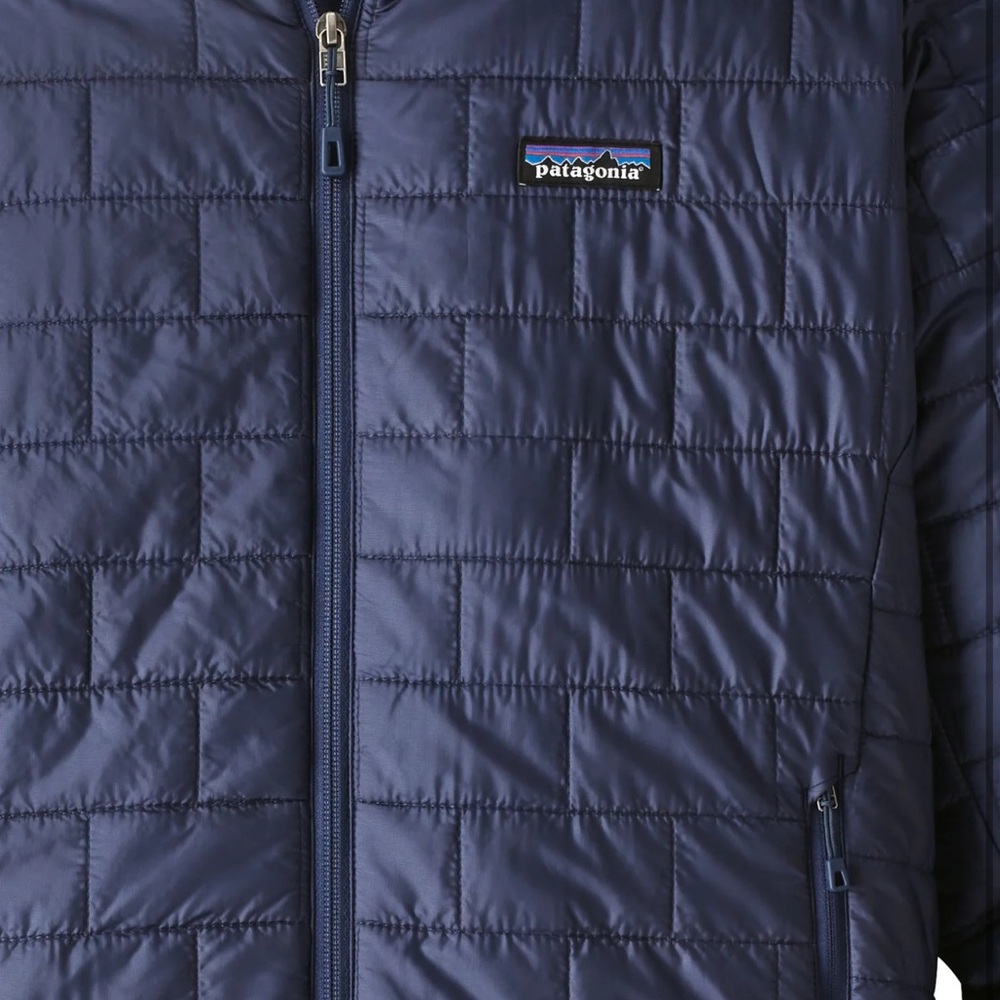 Patagonia Men's Dark Blue Puffer Jacket - Picture 4 of 8